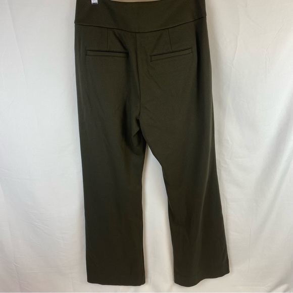 CAbi #4132R Academy Trouser Pants Wide Leg in Wren Olive Green/brown Size 6 - Picture 6 of 12